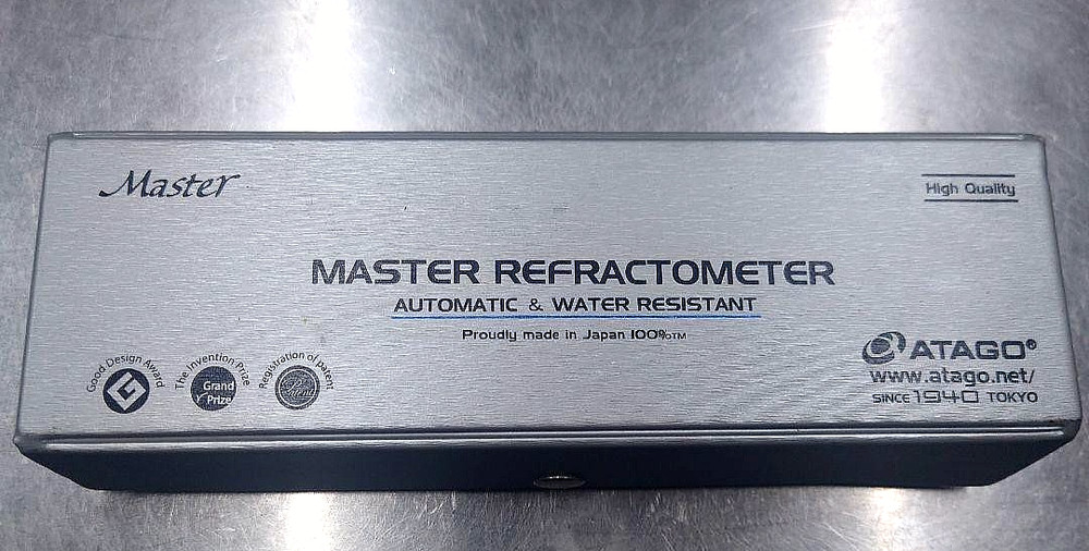 ATAGO MASTER Refractometer Automatic Waterproof Saccharimeter High Precision