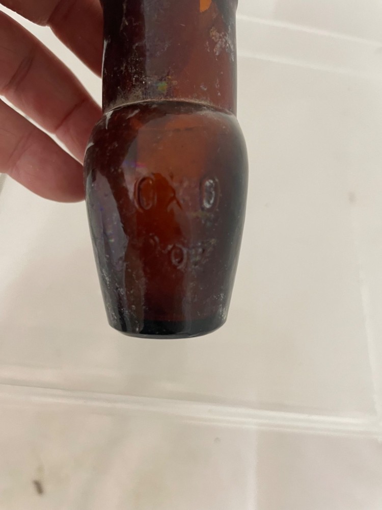 Small Collection x 4 Antique Bottles Oxo Various Sizes