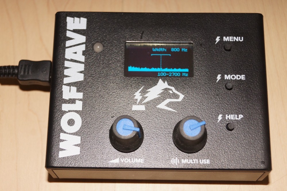 SotaBeams WolfWave CW Filter DSP Audio Processor POTA SOTA Decoder w/Supply Nice