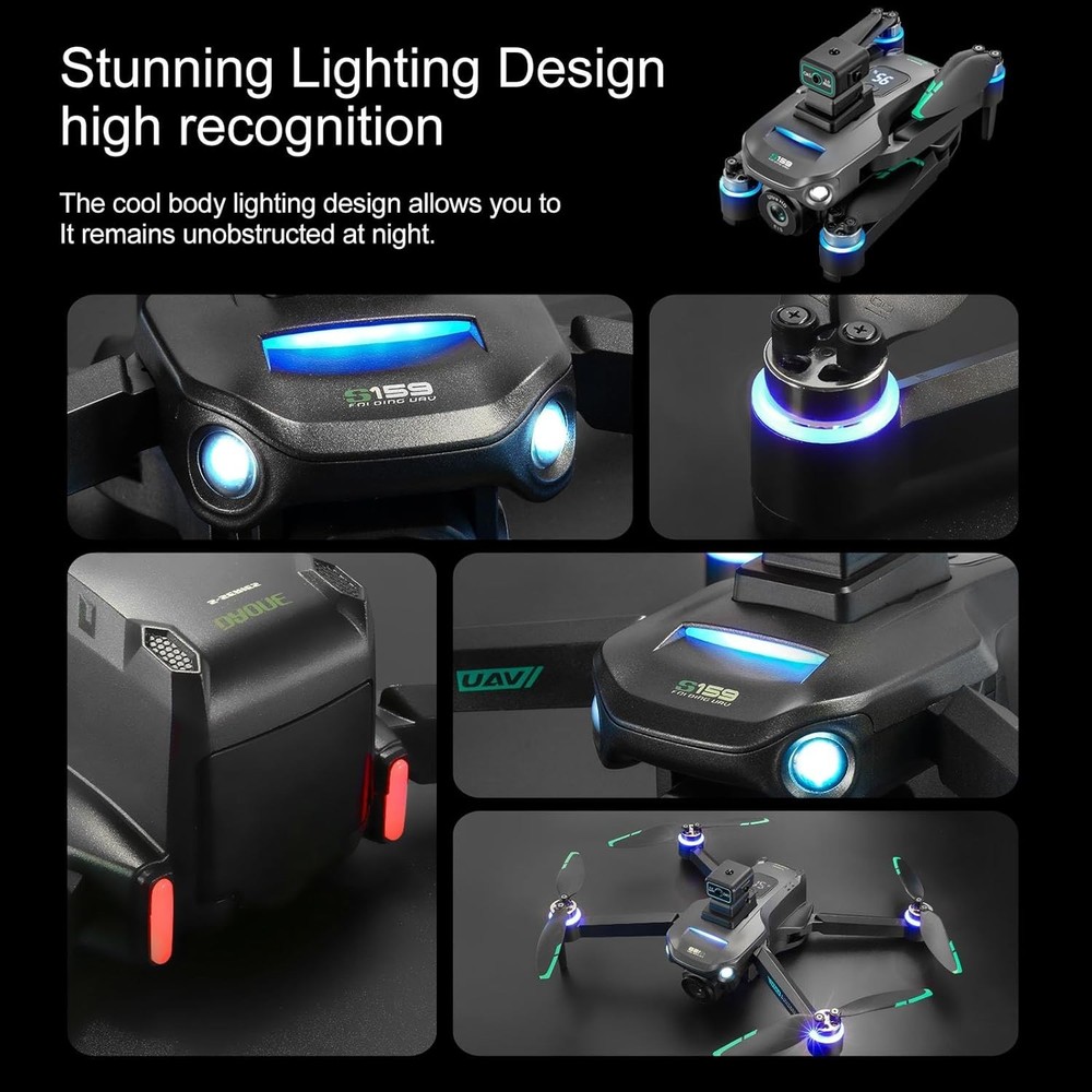 4K GPS Drone for Adults with Obstacle Avoidance Remote Screen 5G