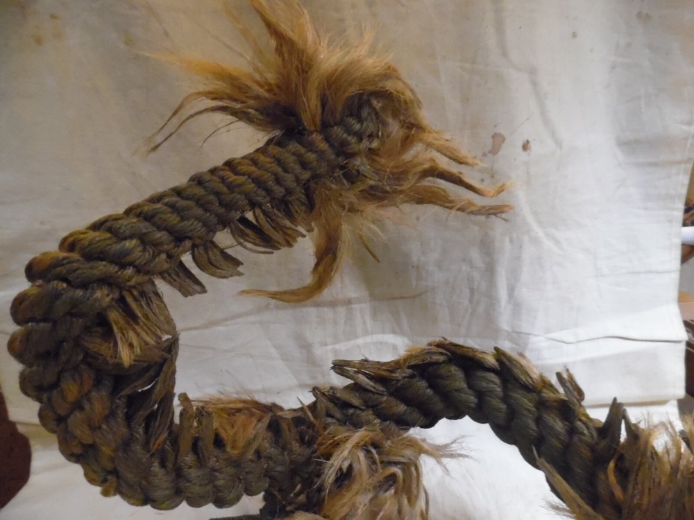 Really Cool Vintage Rope Over Wire Dragon
