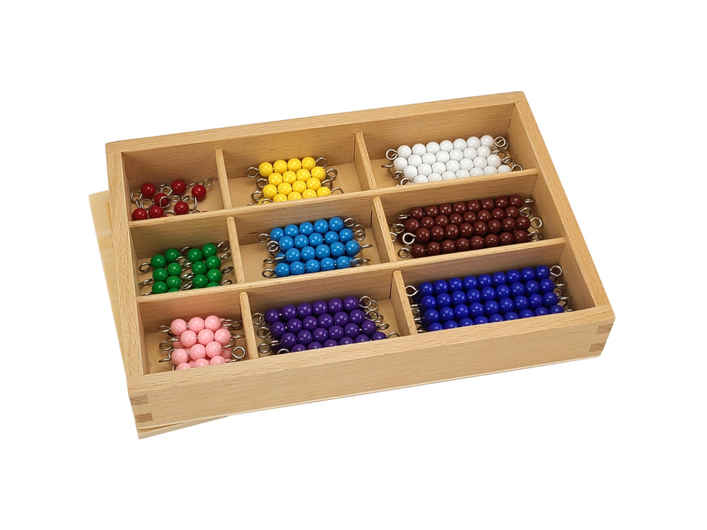 Checker Board Beads (10 Sets, C Beads) - MONTESSORI MATH MATERIALS