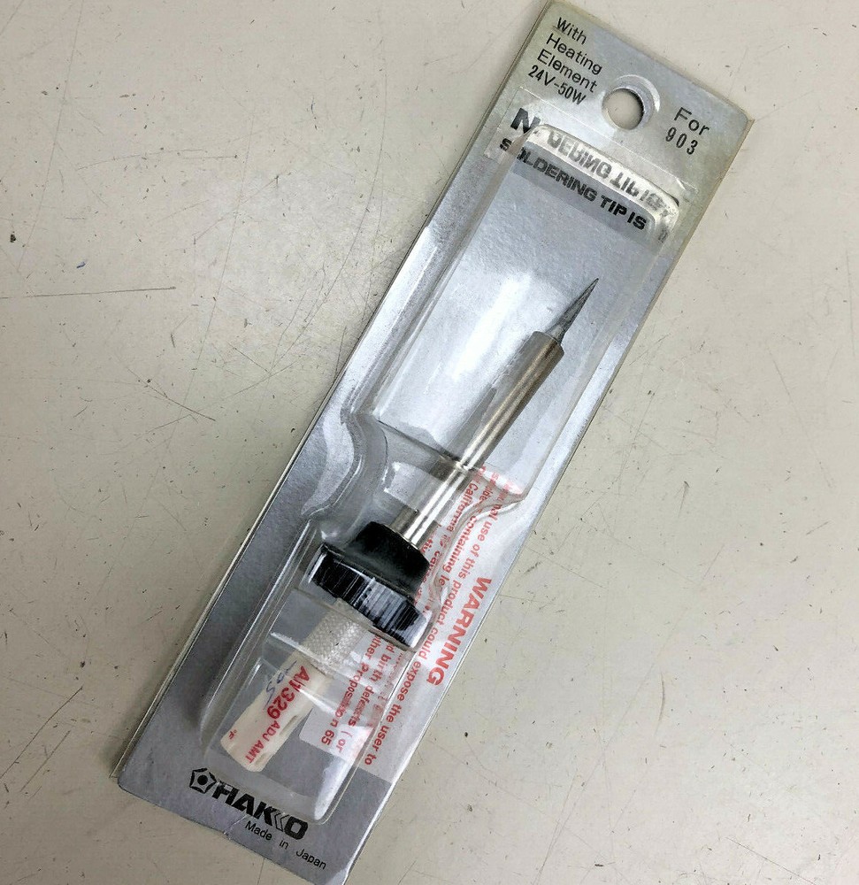 HAKKO Soldering Tip A1329 for 903 Soldering Iron Assembly w/Heating Element