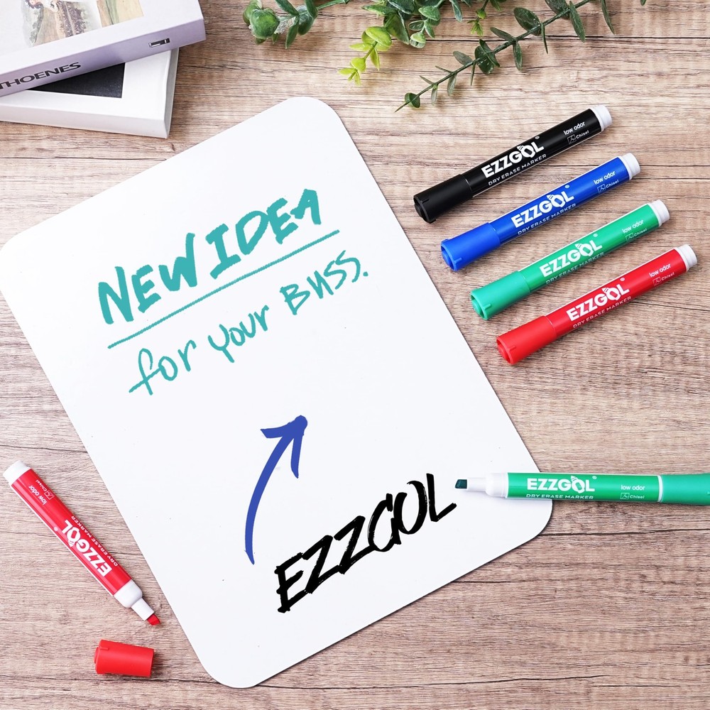 Ezzgol Dry Erase Markers Bulk, 72 Pack Basic Multi-color Red Blue Black Green...