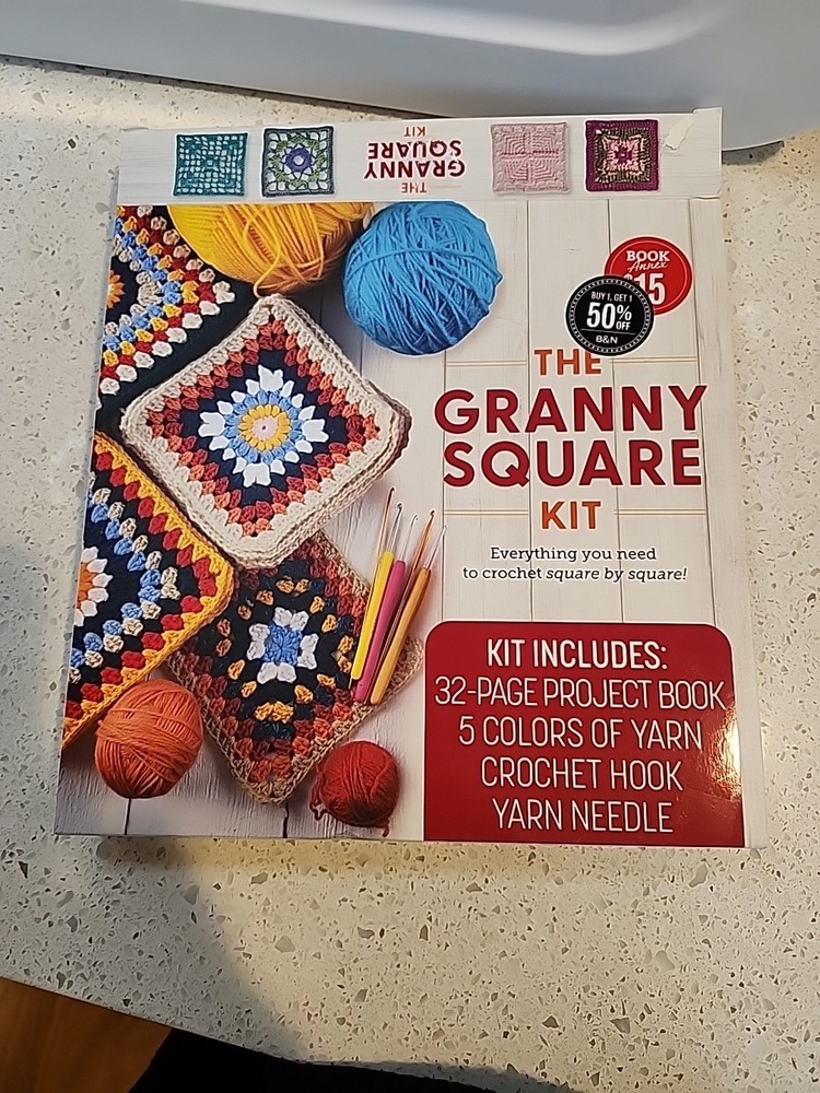 The Granny Square Kit Crochet Kit