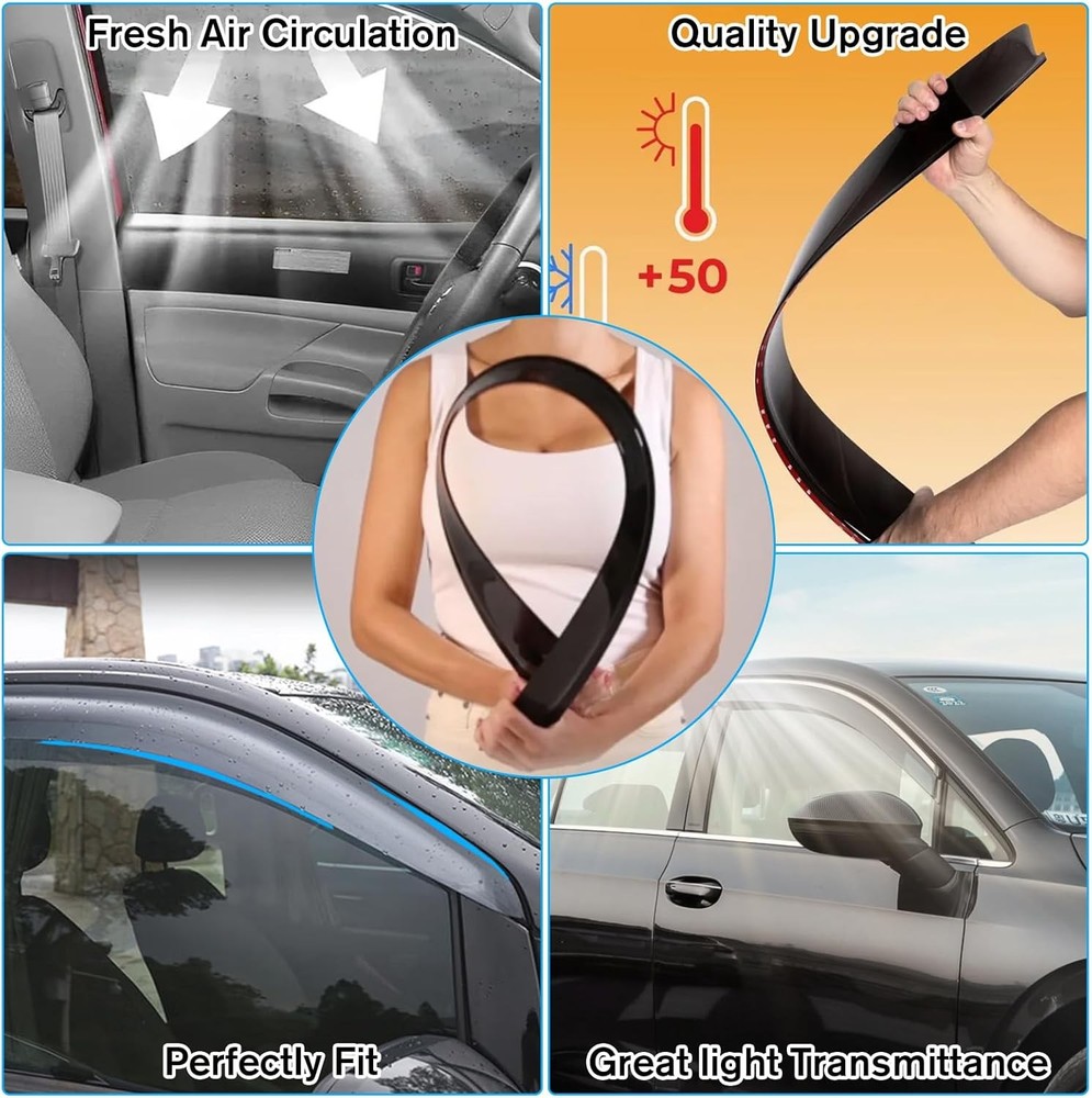 Dodge Charger Window Visors 4Pc New
