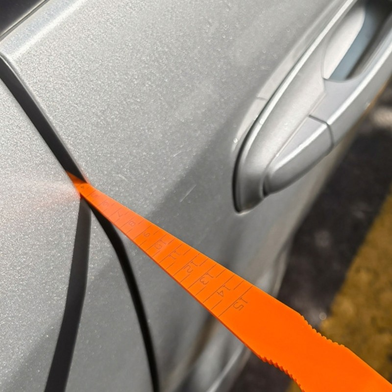 Car Panel Gaps Alignment Tool Plastic Measuring Ruler Feeler Gauge Plastic Ruler