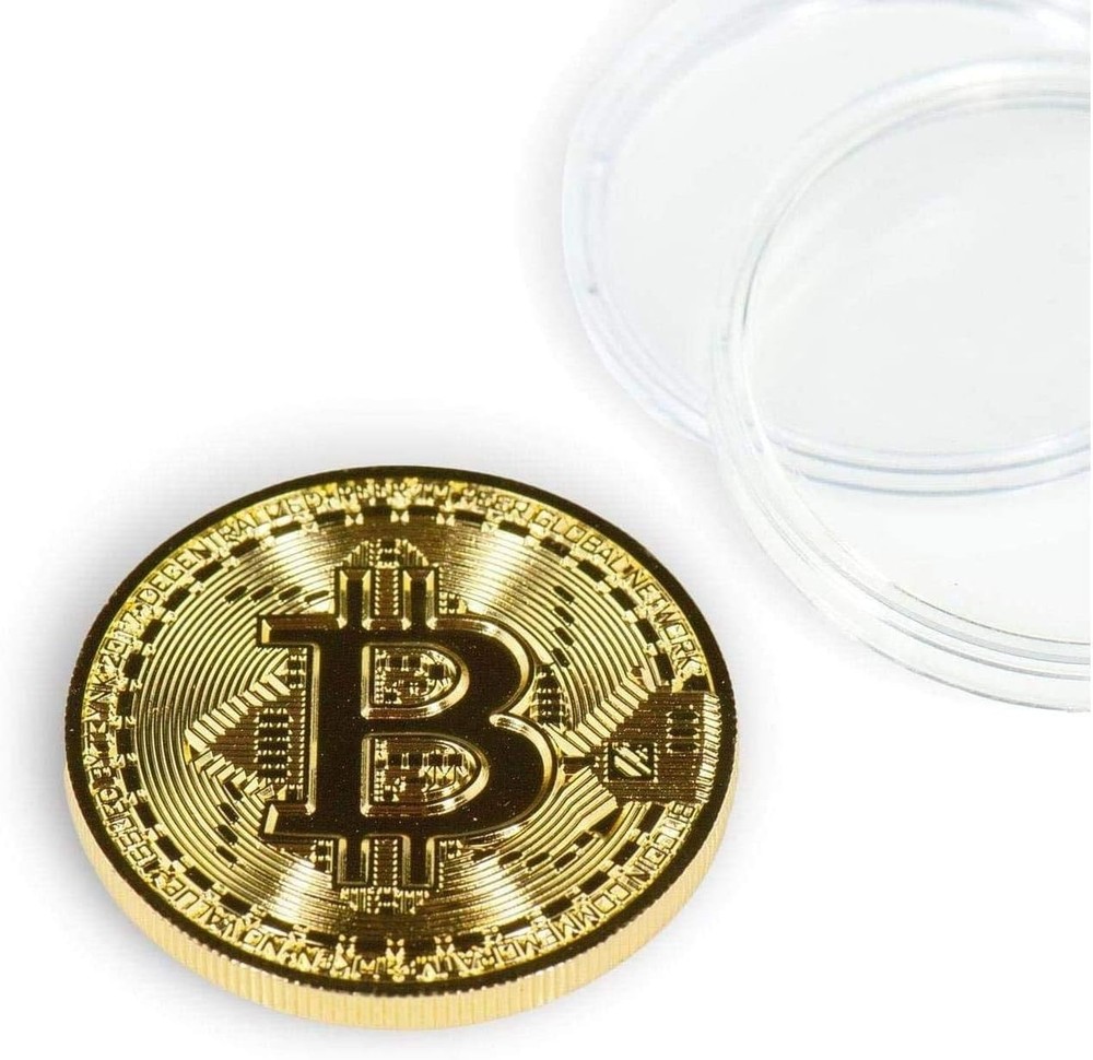 Unique 3 Pcs Cryptocurrency Coins Set for Miners, Gift-Ready & Protected