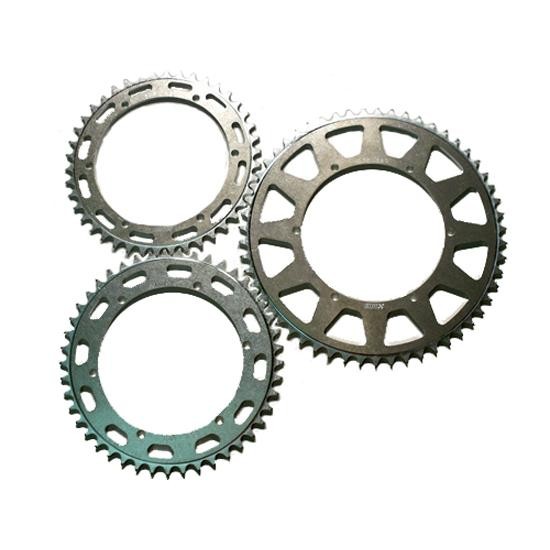 M&W 6.438 Aluminum Rear Sprocket 54T-Micro/Mini Sprint-6 Lug Hubs