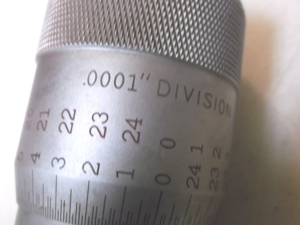 Starrett T468 Postable Depth Micrometer 1" Range 4 Tenth Accuracy