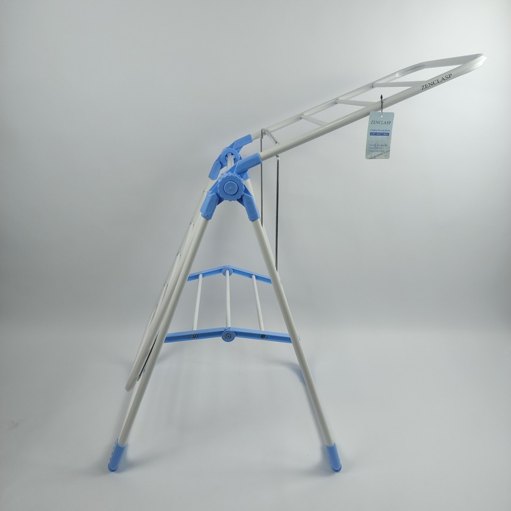 ZENCLASP Foldable Clothes Drying Rack, 39"×17"×31" Heavy Duty Adjustable Rack