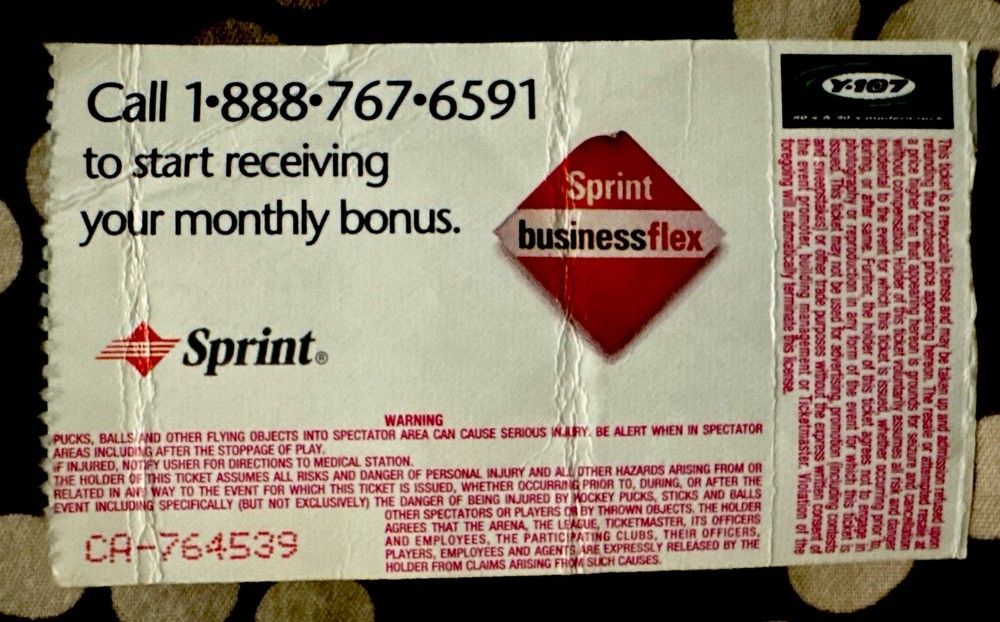 RAY MANZAREK THE DOORS - MARCH 13, 1999 - THE COACH HOUSE LOS ANGELES - TICKET