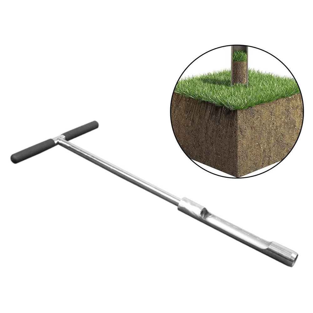 Soil Sampler Probe Handheld Core Sampler for Farm Golf Course Backyard