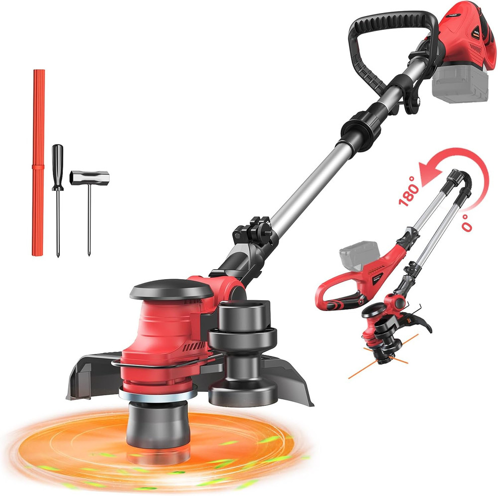 Cordless String Trimmer Compatible with Milwaukee 18V (Tool Only), Weed Eater wi