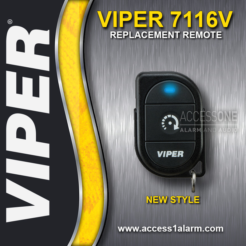 Viper 7116V 1-Button 1-Way Replacement Remote Control Transmitter Viper 4118V