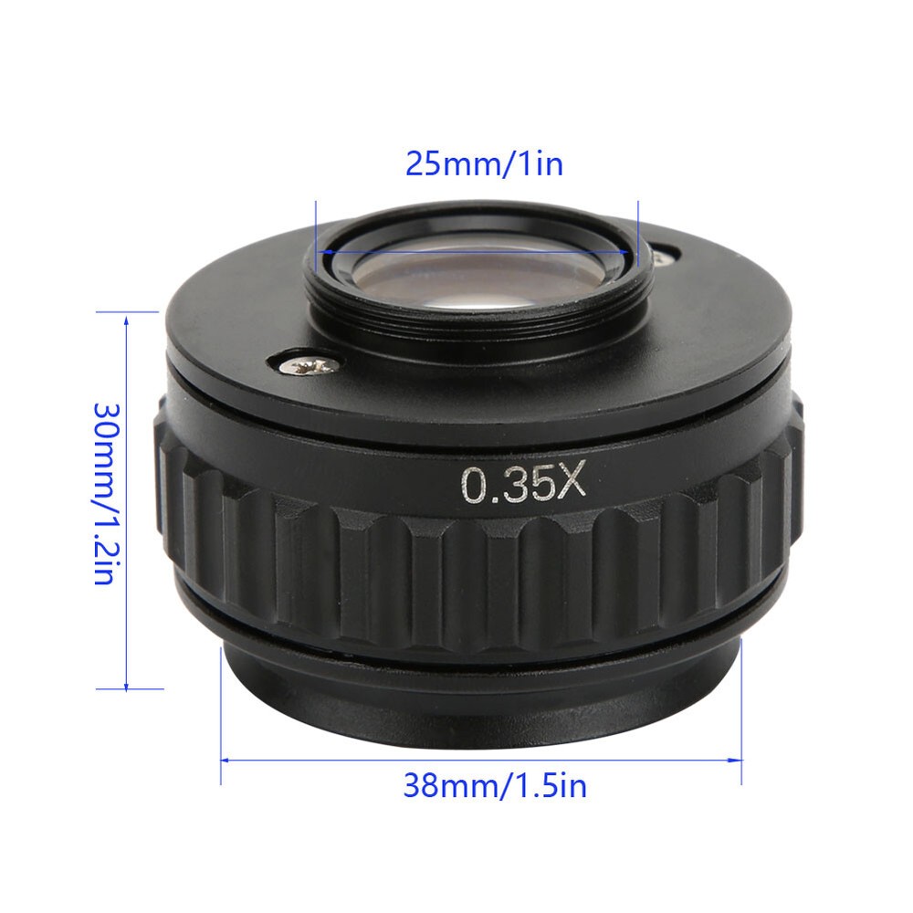 0.35X Microscope Lens Camera Interface Adapter For Trinocular Stereo Microscope