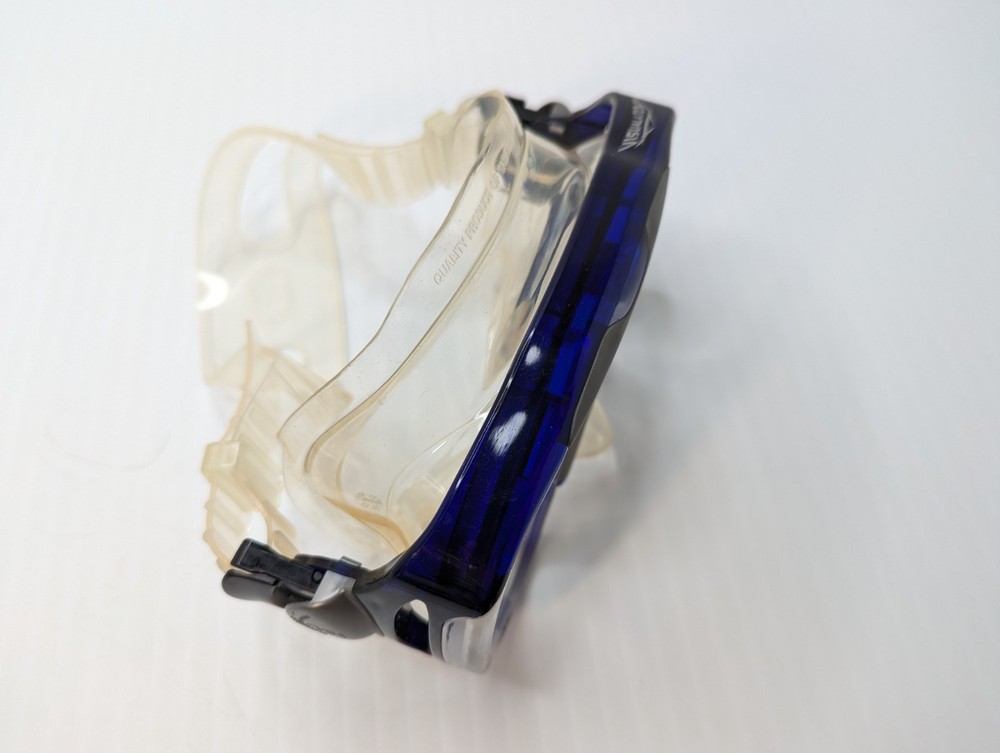 Tusa Visualator Tempered Goggles Scuba Diving Dive Adjustable Strap With Case