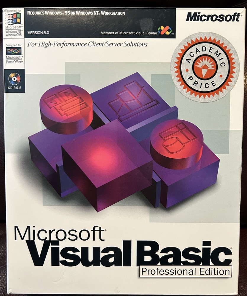 Visual Basic 5.0 Professional Edition CD ROM
