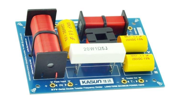 1pcs 200W Double Treble Speaker Frequency Divider Audio Crossover Filter KTV-230