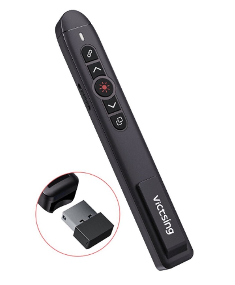 VicTsing Wireless Presenter PC276A Remote Laser Pointer