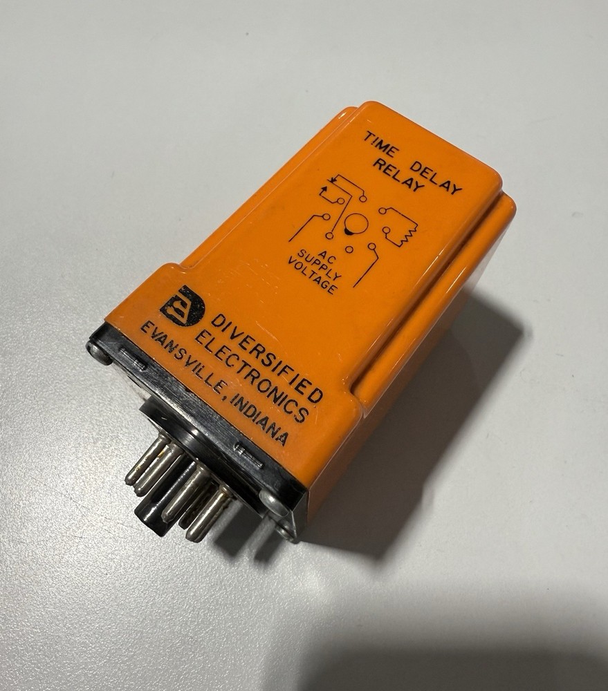 DIVERSIFIED TDF-0110 / TDF0110 TIME DELAY RELAY ADJUSTABLE 120 VAC