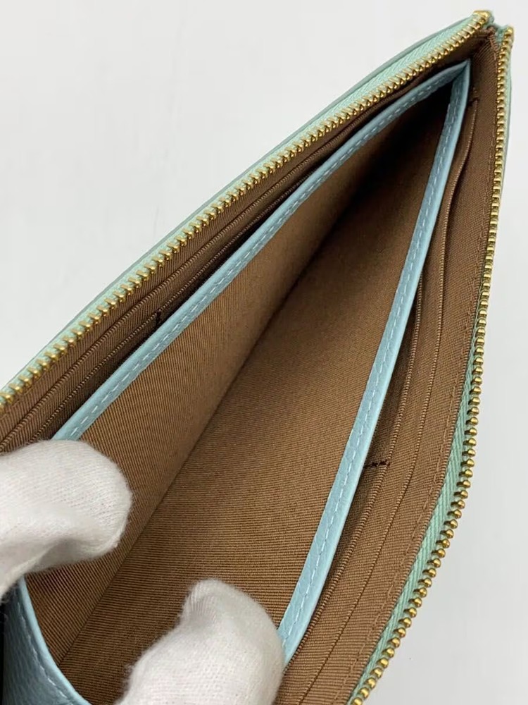 efffy Long Wallet GRN Plain Women's