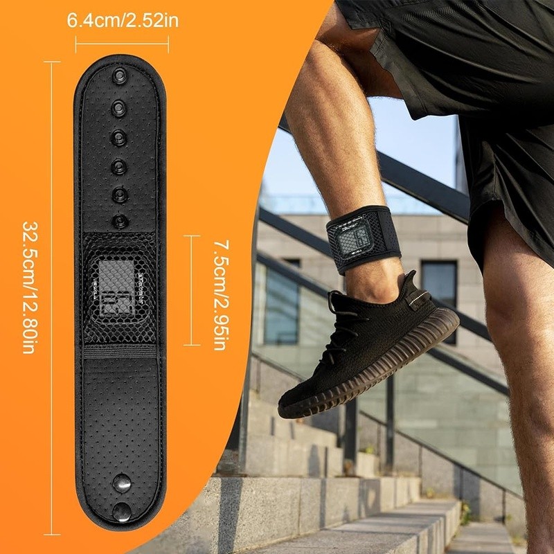 Adjustable Ankle Strap Fitness Tracker Pedometer Holder Breathable Durable Mesh