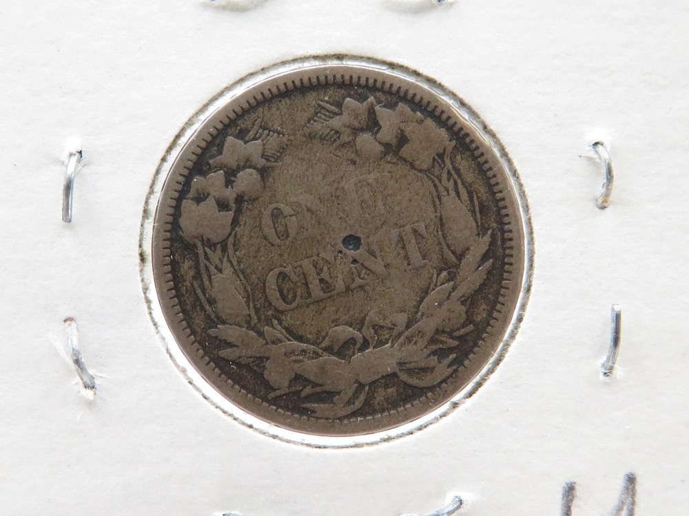 UNITED STATES 1858 FLYING EAGLE CENT GOOD CONDITION**