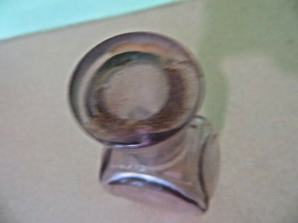 APPLIED LIP SIDE MOLD SEAMS TO BOTTOM SHEARED TOP UNKNOWN BOTTLE