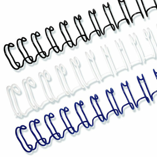 Twin Loop Wire O VARIETY PACK-50/pack, BLACK Binding Wire Metal Spines