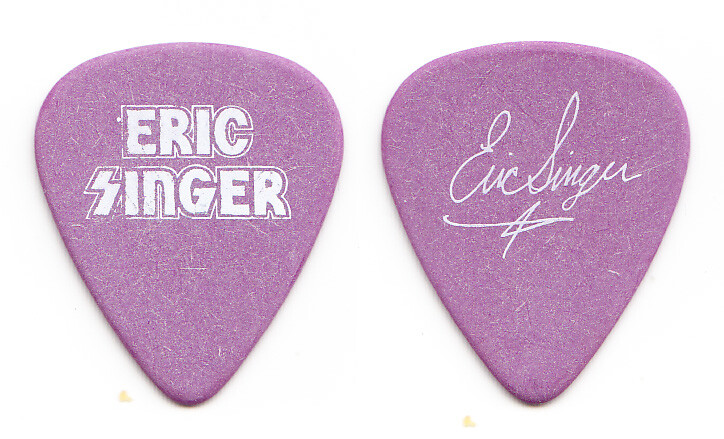 KISS Eric Singer Signature Promotional All Access Purple Guitar Pick - 1997