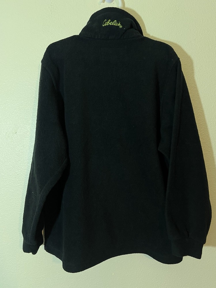 Cabela's Boys Black Fleece Jacket - Size Small
