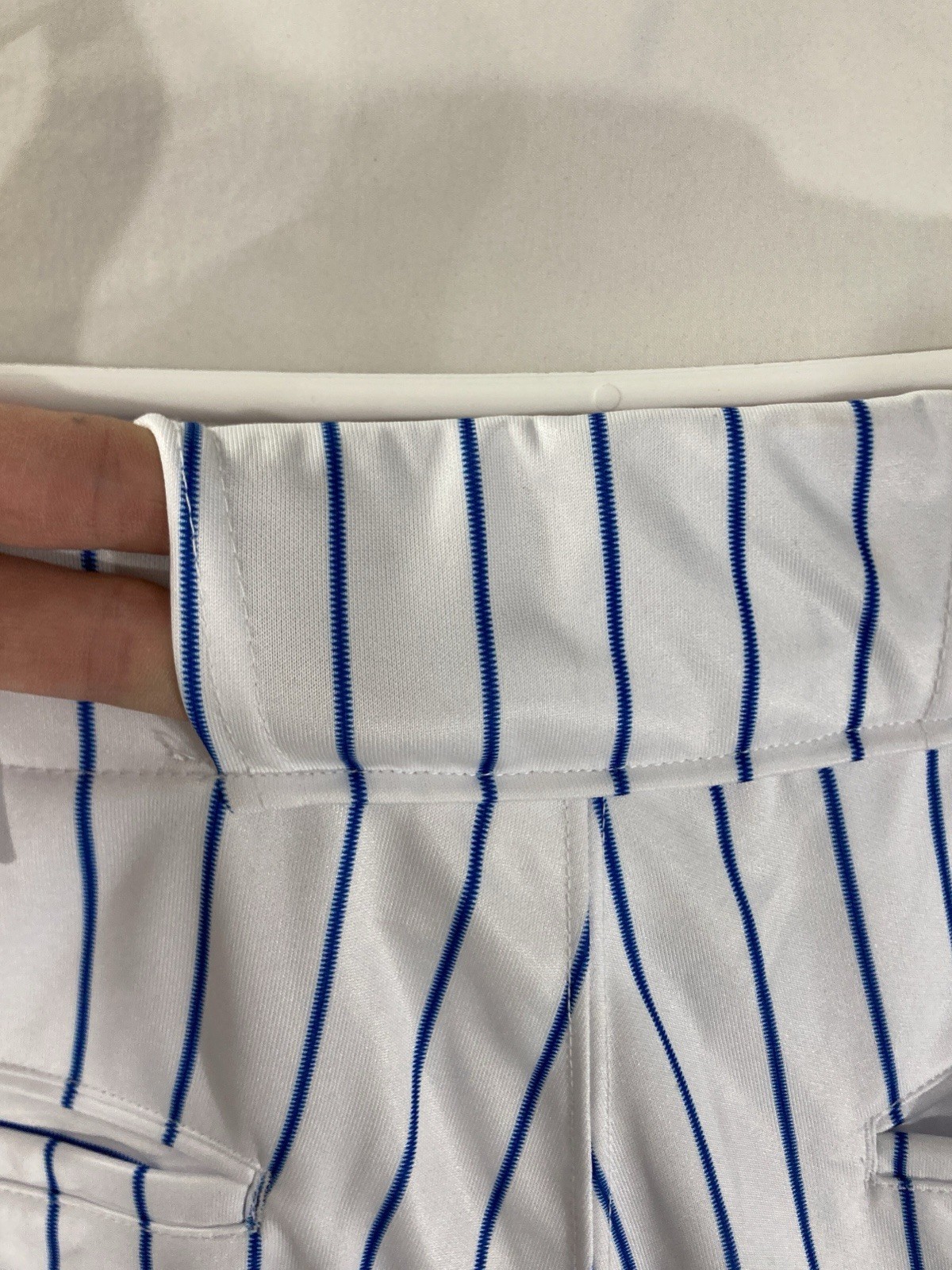 Rawlings 150 Jogger Fit Baseball Pants Pinstripe Stripe Adult Mens L New NWT $60