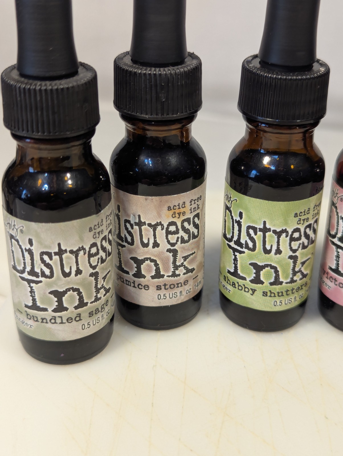Tim Holtz Distress Adirondack Marvy Stazon Inks Lot of 47 Assorted Colors Used