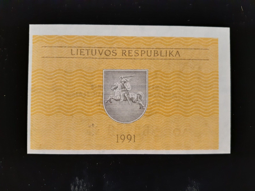 1991 0.10 TALONES LITHUANIA P29