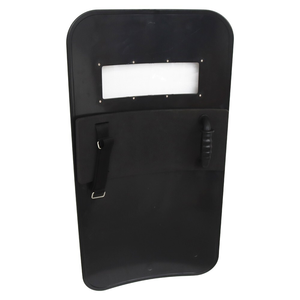 TECHTONGDA 1 PC Black Anti-riot Shield Security Protection Hand-Held Rectangle