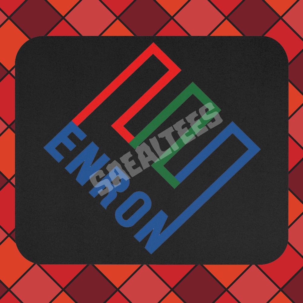 Enron Black Mousepad Desk Mat Gaming Mouse Pad