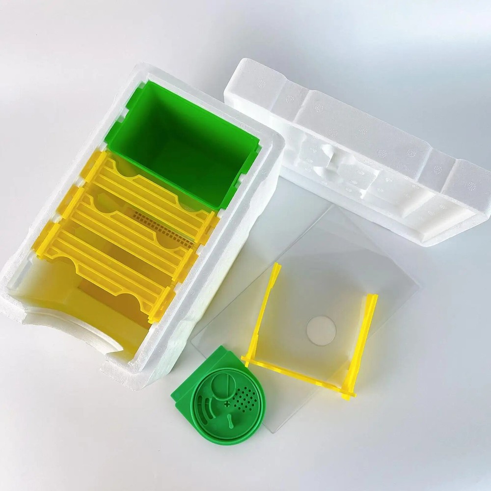 DIY Mini Beekeeping Bee Queen Breeding Mating Nuc Pollination Beehive Box