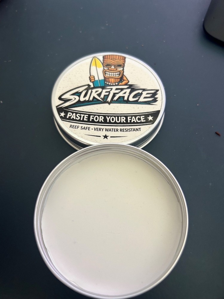SurfFace - Paste for your face - Zink Sun Paste - Reef Safe