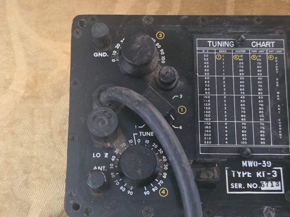 Type RT-3 Radio Transmitter MWO-39