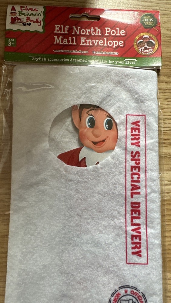 Arrival North Pole mail envelope Decoration
