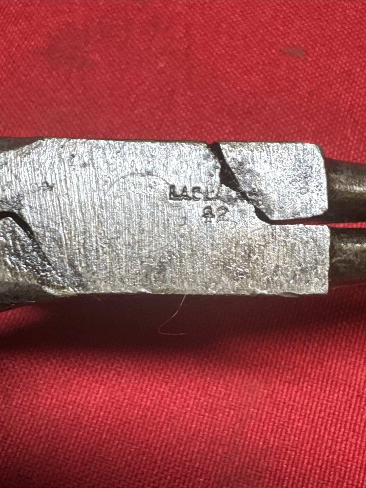 WW2 Military Laclaire Dated 1942 Round Nose 6 Inch Pliers D515