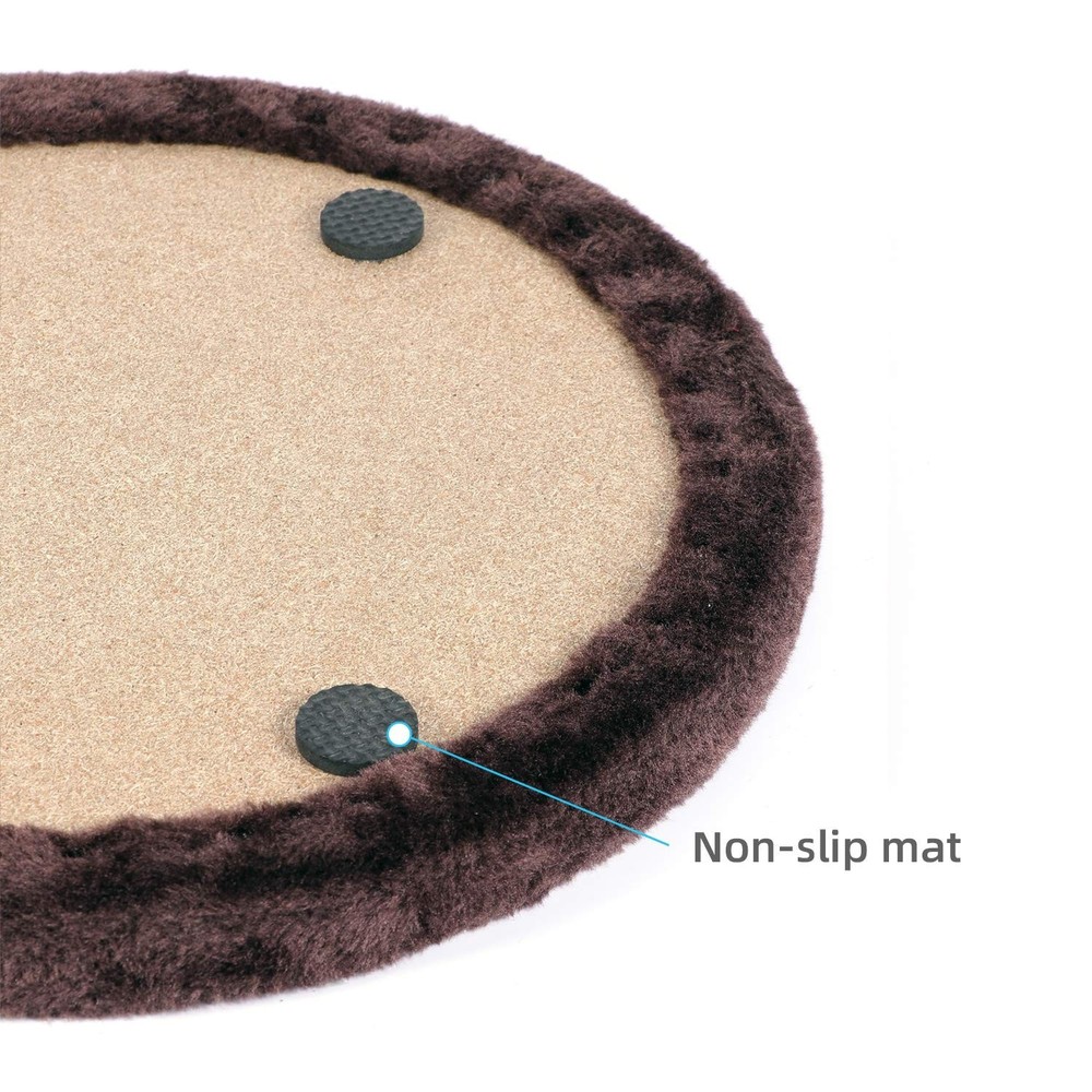 Cat Self Groomer with Scratching Pad & Toy