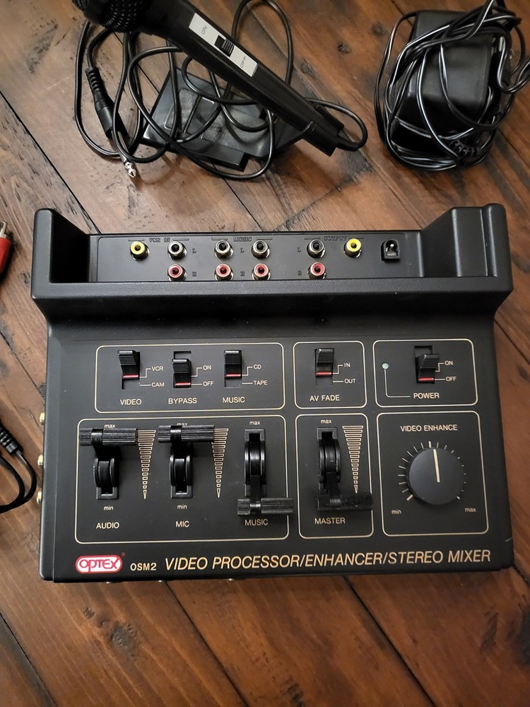Vintage OPTEX OSM2 Video Processor Enhancer Fully Functional
