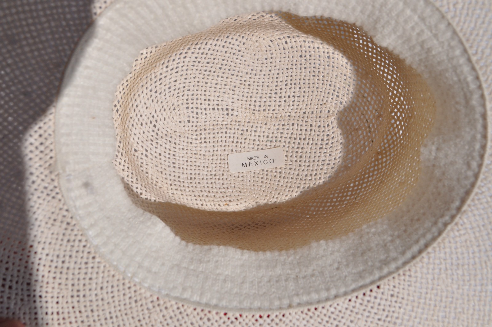 Vintage New, Unused Conoco Straw Hat W/ Headband Gas Service Classic Memorabilia