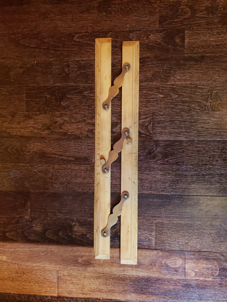 VINTAGE CAPT. FIELDS IMPROVED PARALLEL RULE LONDON 21"