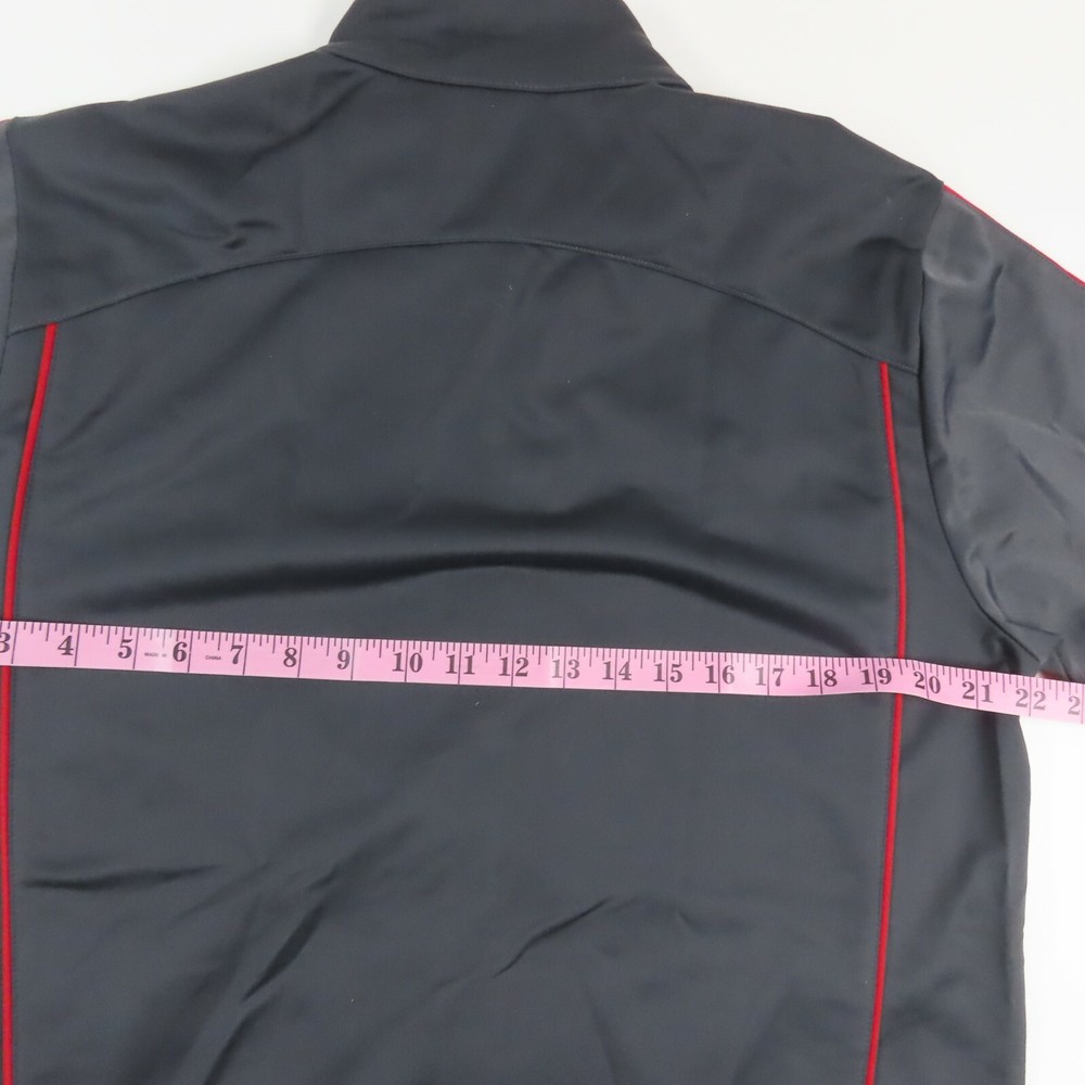 Reebok Mens Sweat Jacket Size Medium Full Zip Gray Pockets Athletic