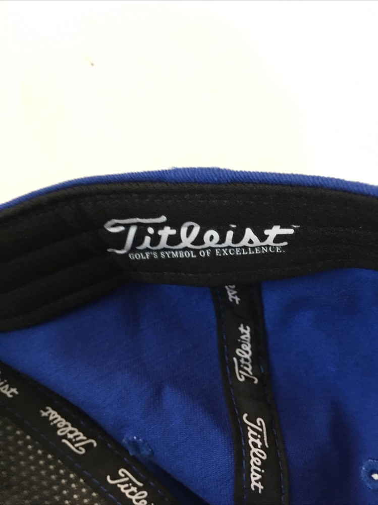 Titleist Golf Hat Ball Cap Blue Small logo Adjustable Fit