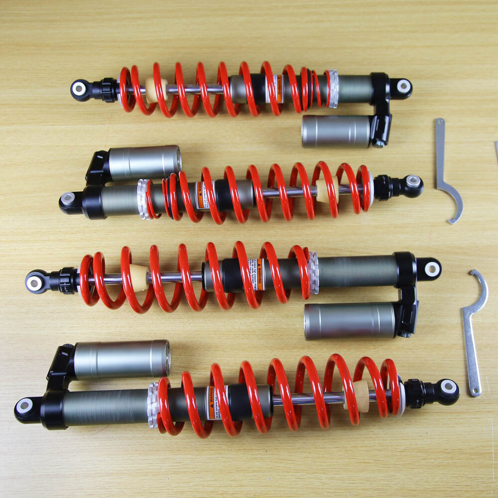 FOR POLARIS RZR 800 S 60" STAGE 5 ADJUSTABLE FRONT & REAR SHOCKS ABSORBERS SET
