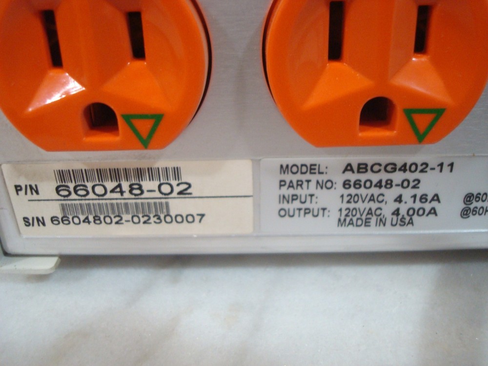 Powervar ABCG402-11 Ground Gaurd Conditioner NOS